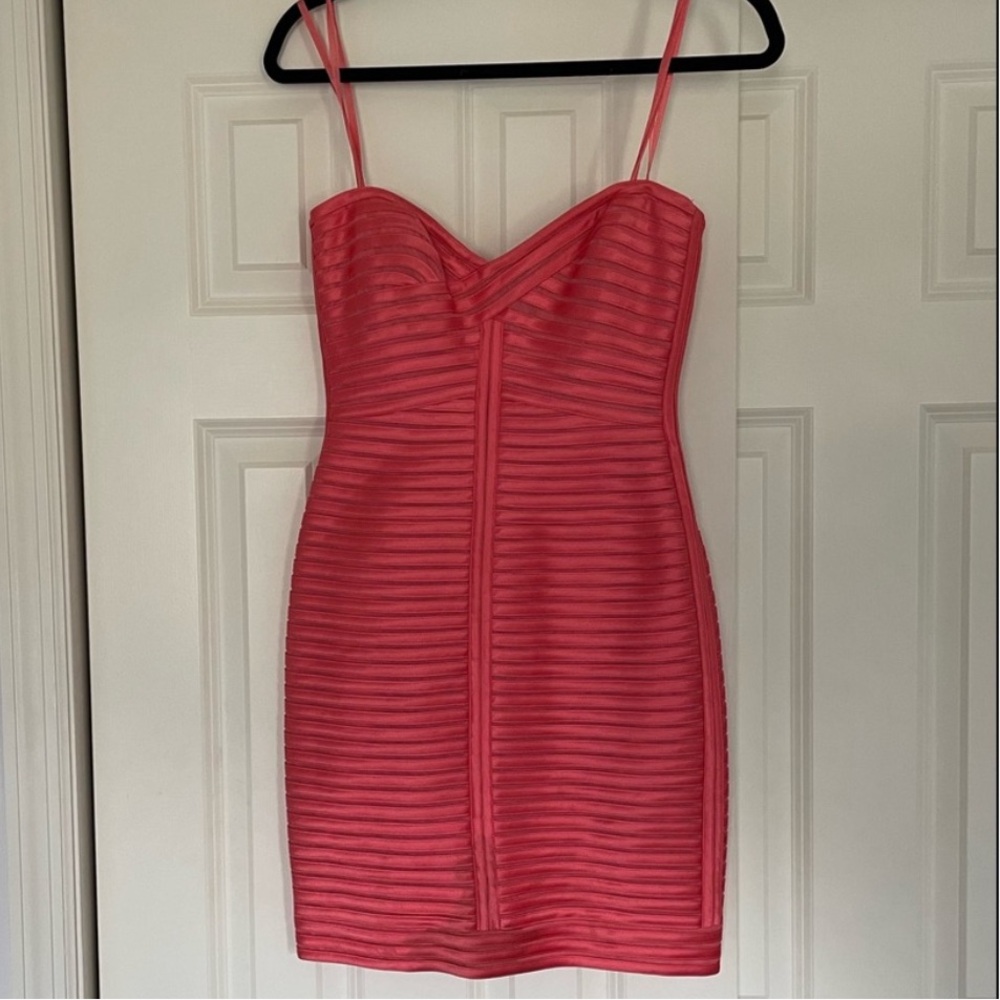 Elegant Coral Dress
